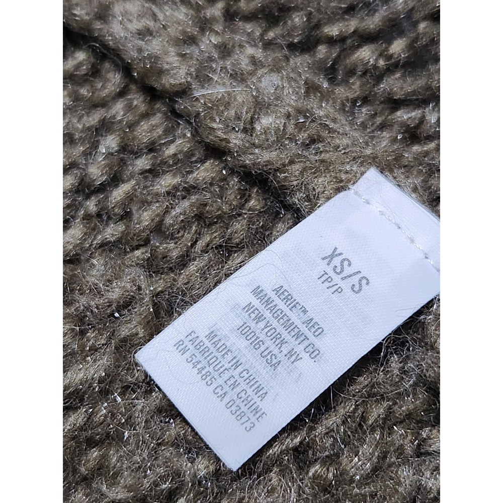 Aerie Oversized Multicolor Chunky Knit‎ Front Cardigan Women's Extra Small/Small - Picture 4 of 5